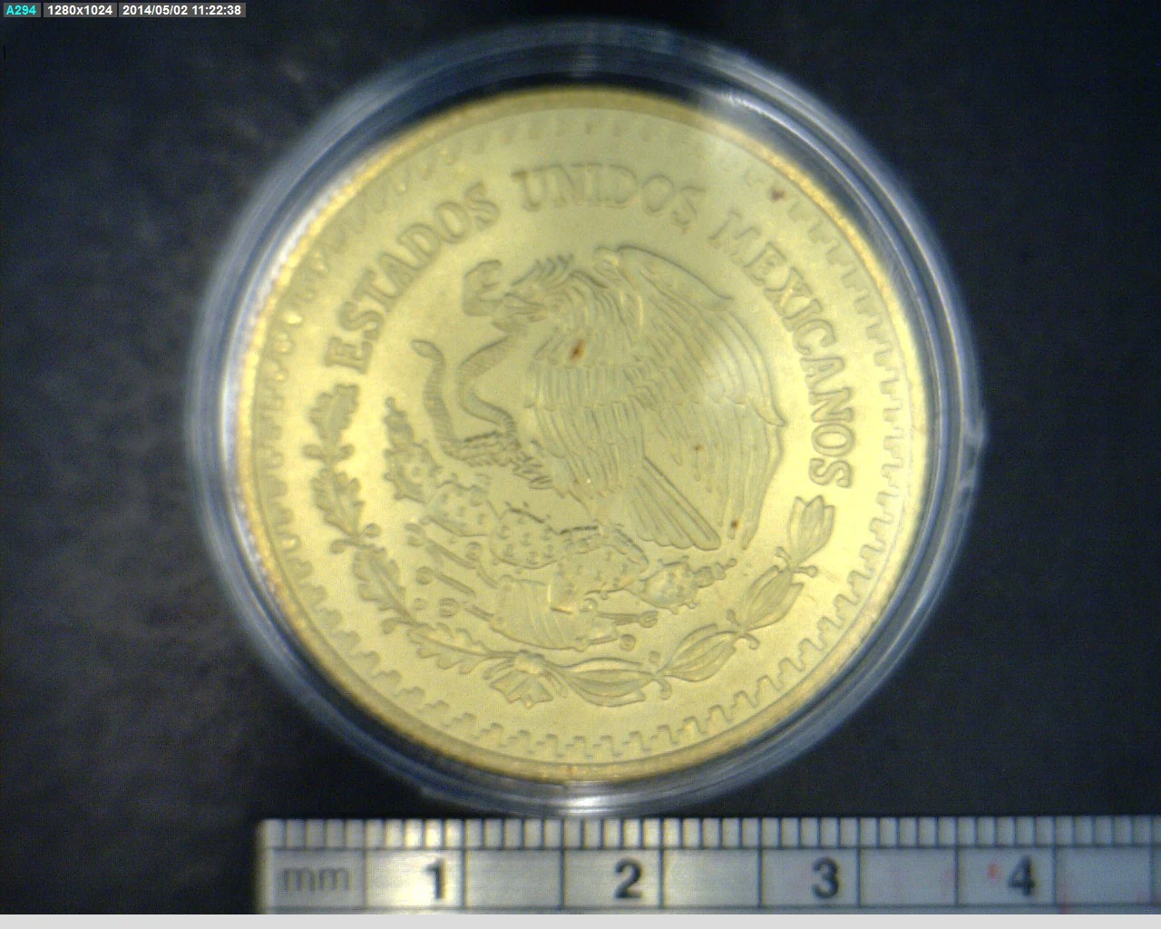 1 oz Libertad Oro 1991 · Inventario Banxico 17516 (anverso)
