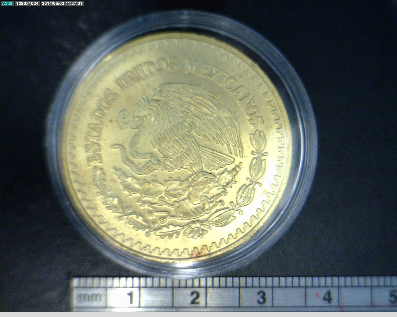 1 oz Libertad Oro 1992 · Inventario Banxico 17541 (anverso)