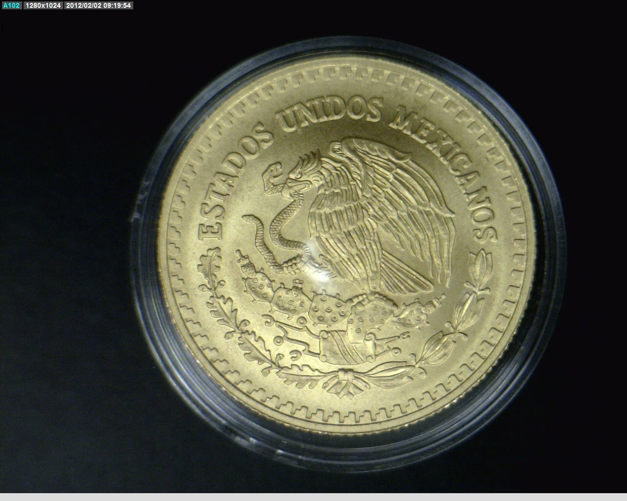 1 oz Libertad Oro 1994 · Inventario Banxico 17586 (anverso)