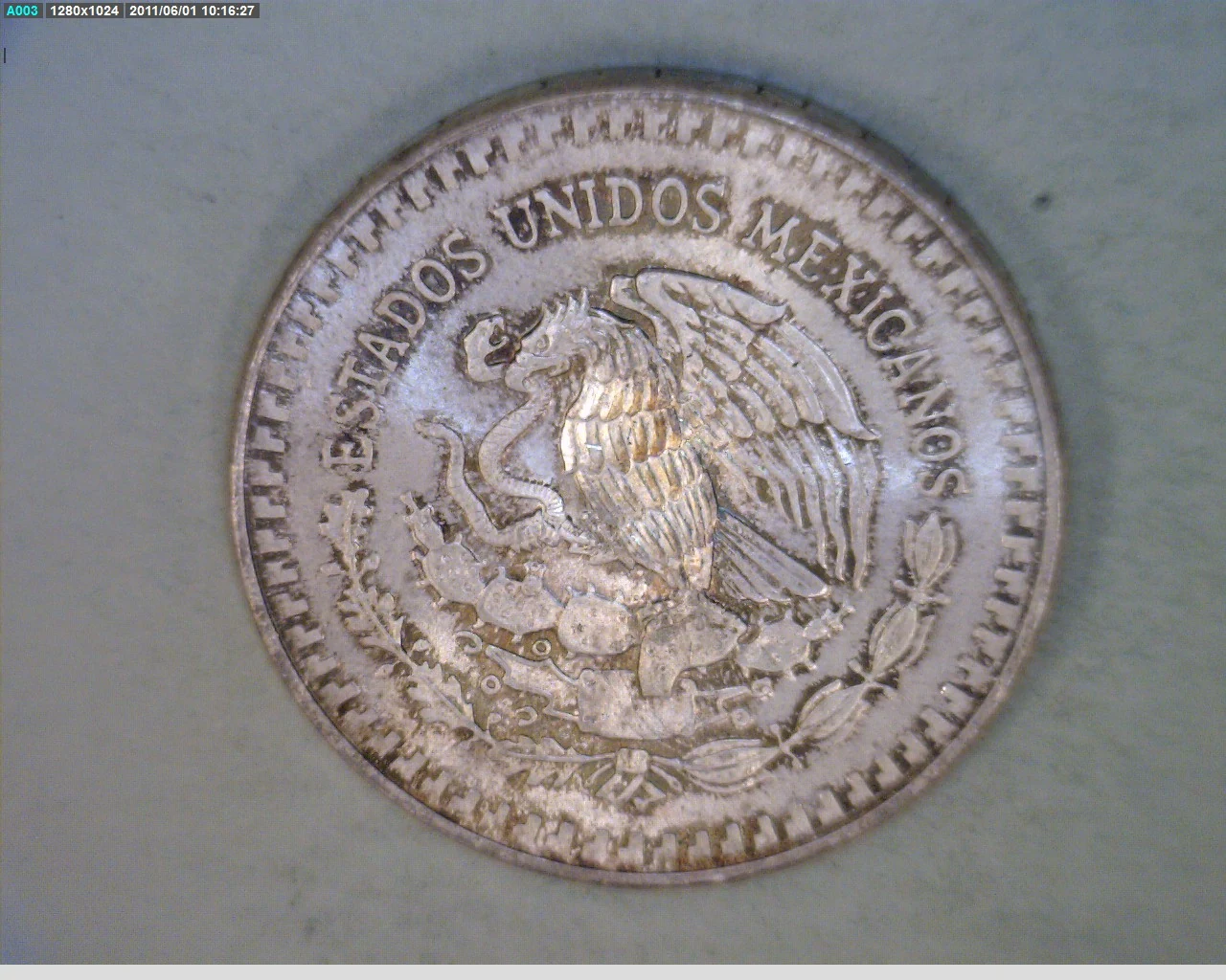 1 oz Libertad Plata 1983 · Inventario Banxico 15996 (anverso)