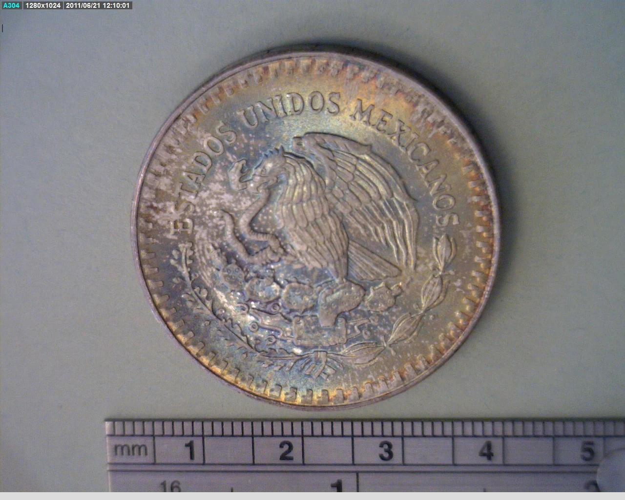 1 oz Libertad Plata 1986 · Inventario Banxico 16182 (anverso)