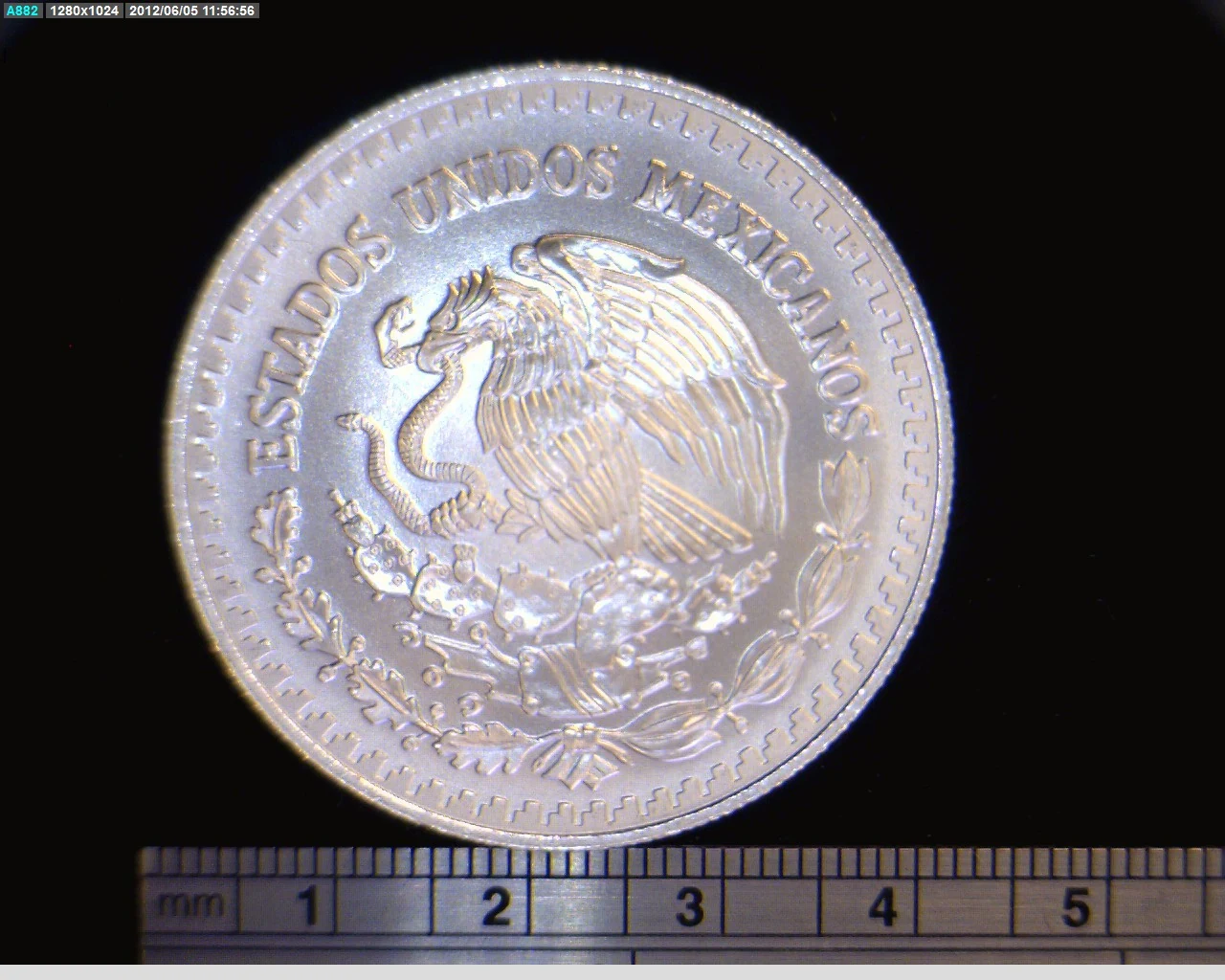 1 oz Libertad Plata 1996 · Inventario Banxico 19205 (anverso)