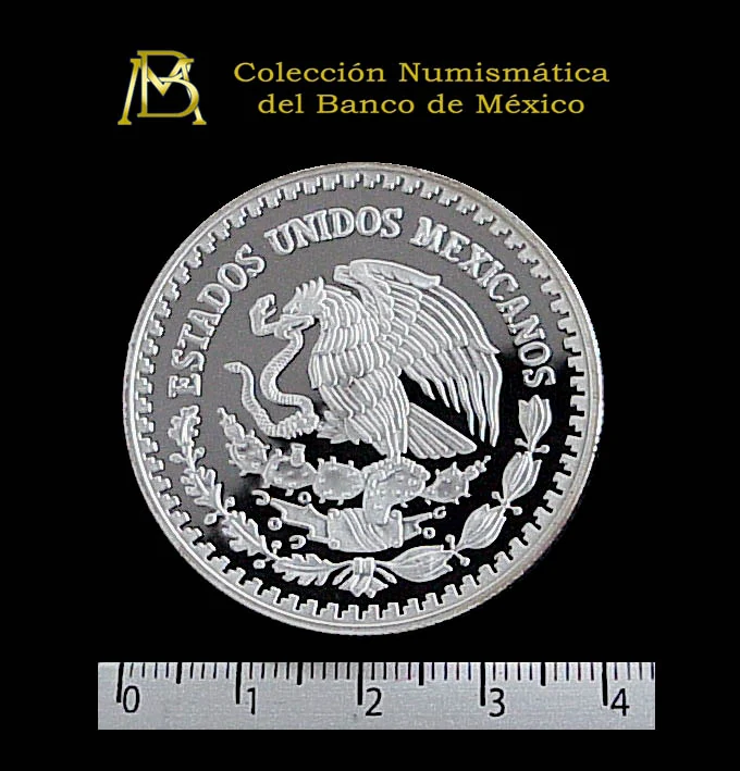1 oz Libertad Plata 1997 · Inventario Banxico 20892 (anverso)