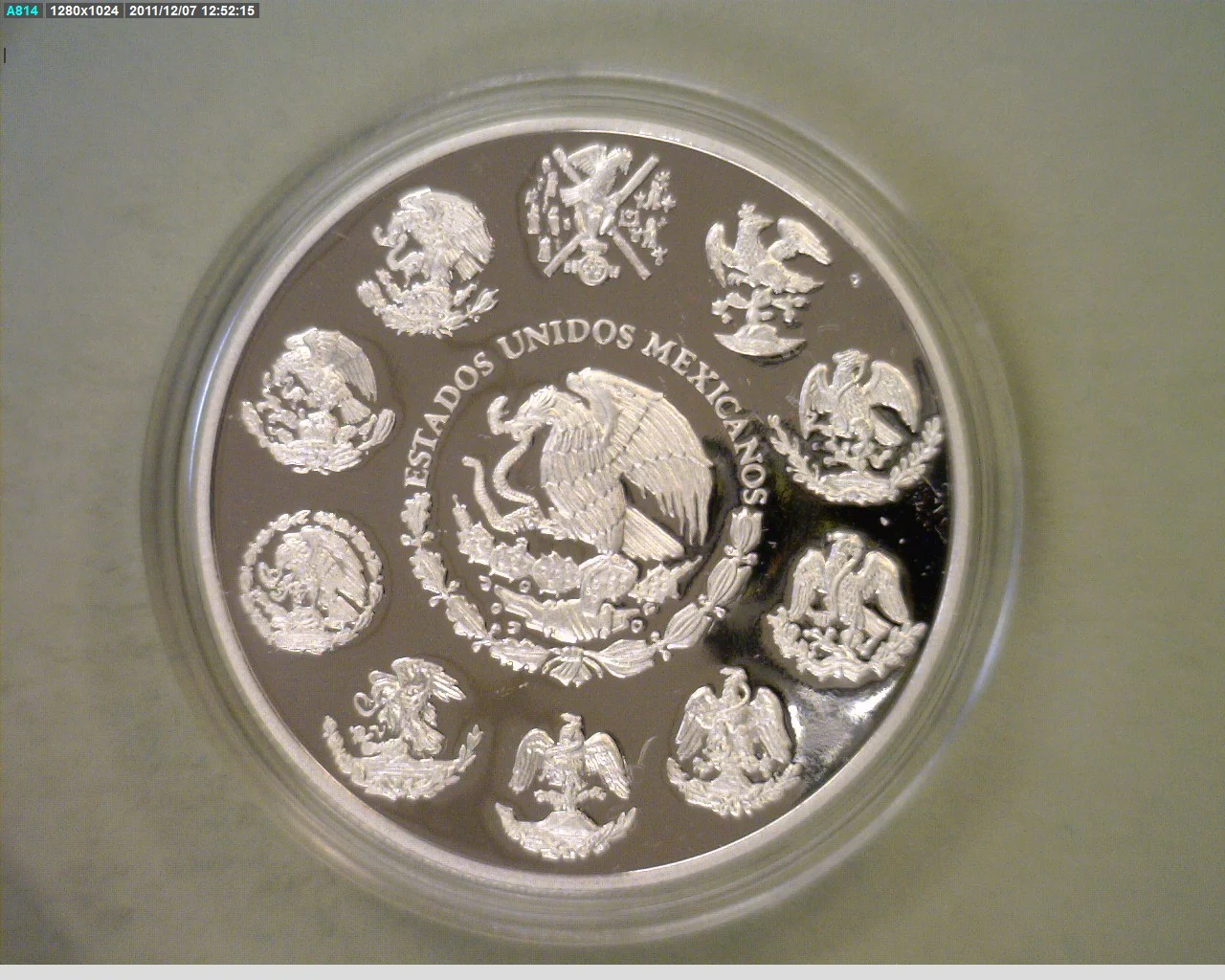 Onza Libertad 1 oz 2010 · Inventario Banxico 22681 (anverso)