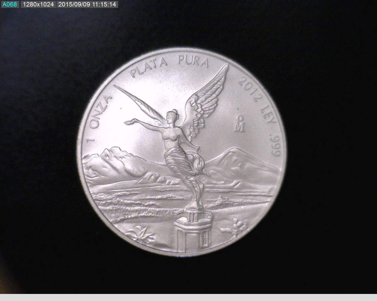 1 Onza Libertad Plata 2012 · Reverso