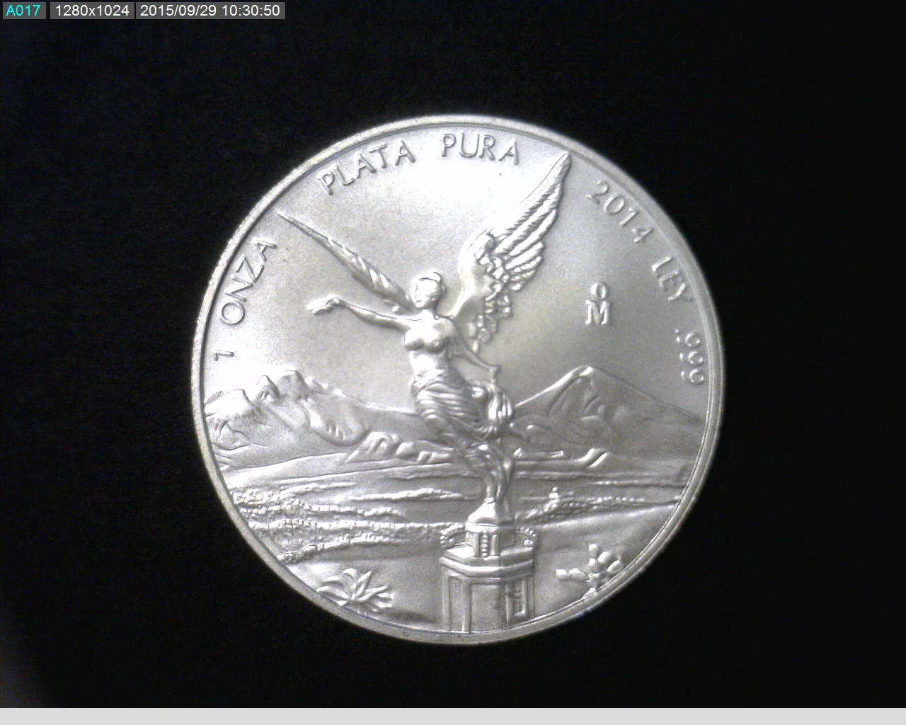 1 Onza Libertad Plata 2014 · Reverso