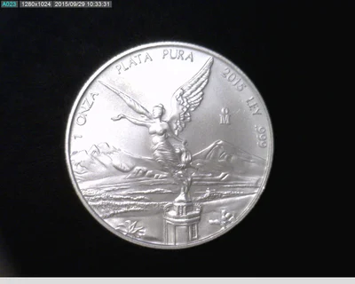 1 Onza Libertad Plata 2015