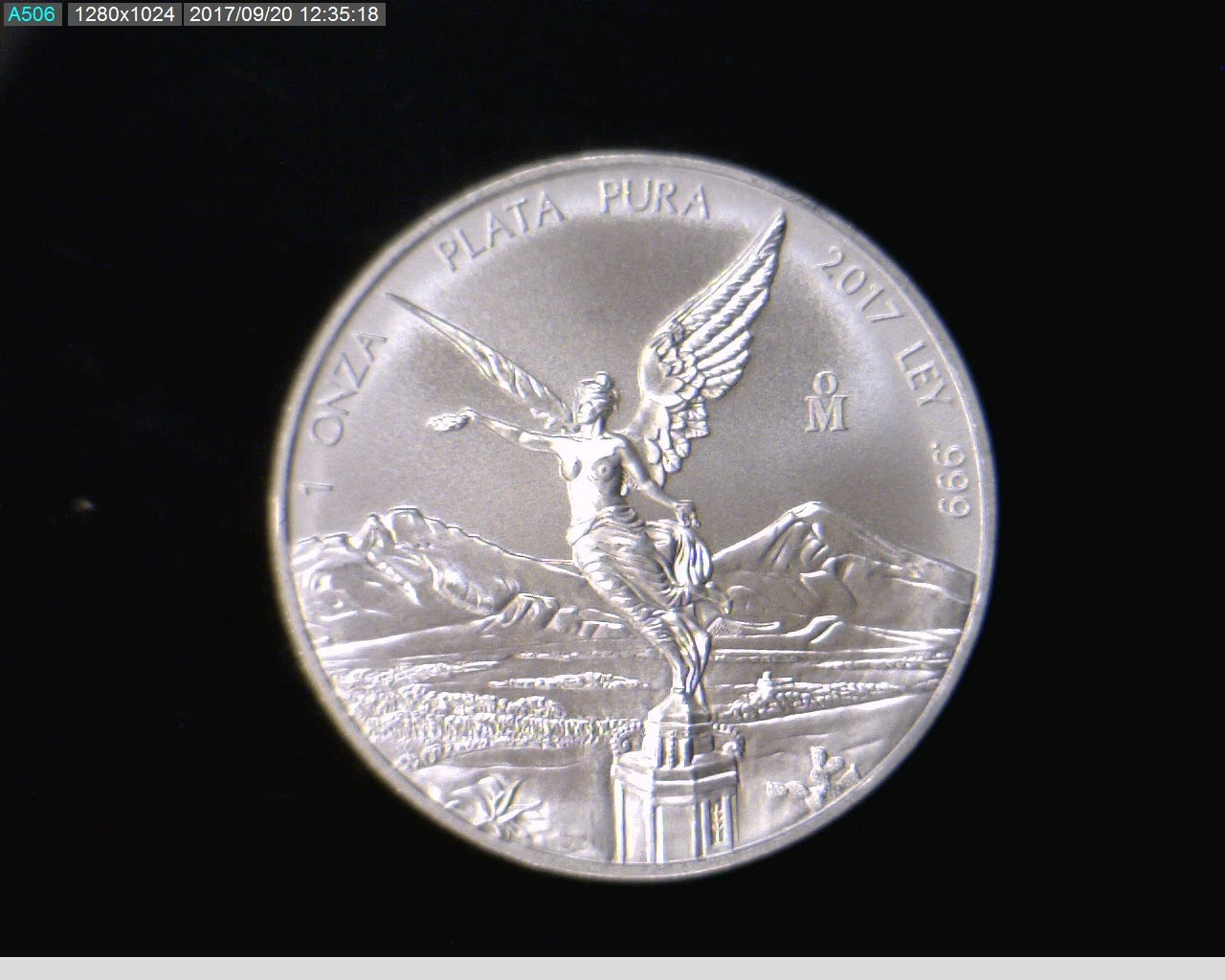 1 Onza Libertad Plata 2017 · Reverso