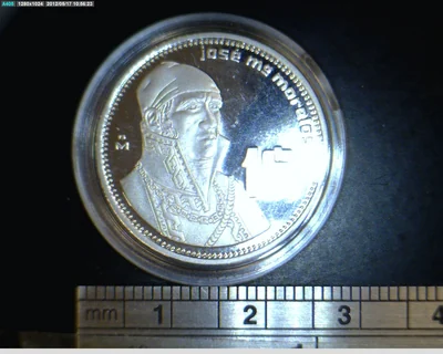 1 Peso Acero inoxidable 1992