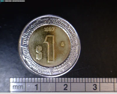 1 Peso Bimetálica 1997