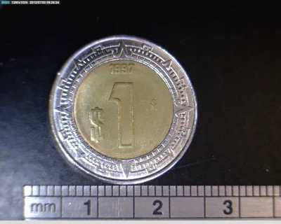 1 Peso Bimetálica 1997