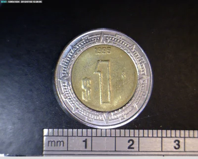 1 Peso Bimetálica 1999