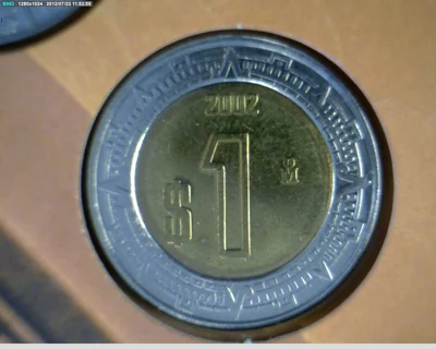 1 Peso Bimetálica 2002