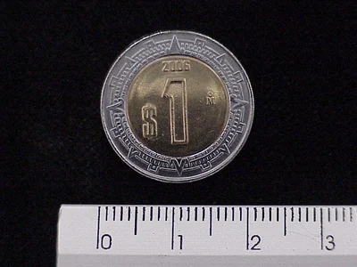 1 Peso Bimetálica 2006