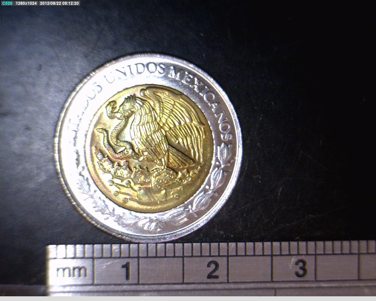 1 Bimetálica 2008 . Inventario Banxico 21998 (anverso)