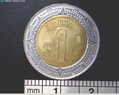 1 Peso Bimetálica 2011