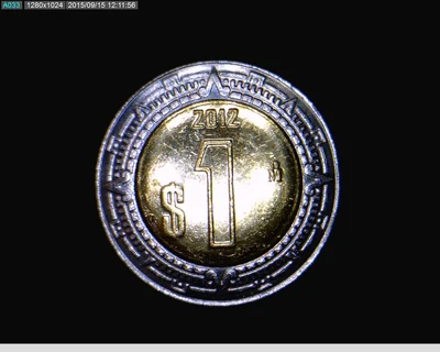 1 Peso Bimetálica 2012