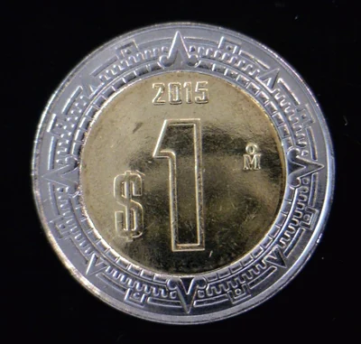 1 Peso Bimetálica 2015