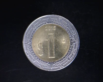 1 Peso Bimetálica 2016