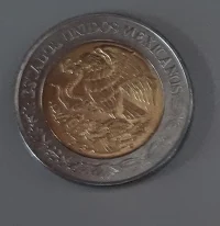 1 Bimetálica 2017 . Inventario Banxico 23998 (anverso)