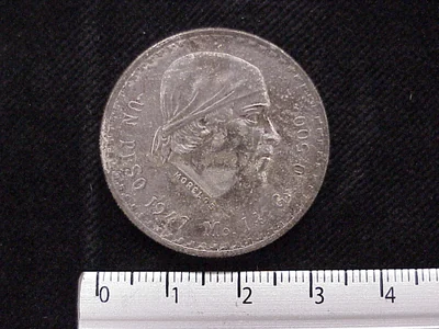 1 Peso Morelos 1947-1948