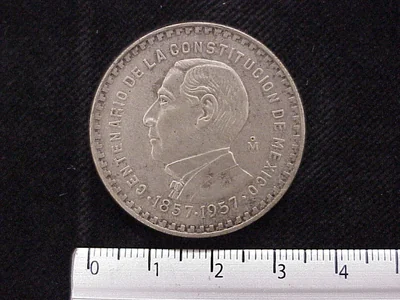1 Peso Morelos 1957-1967