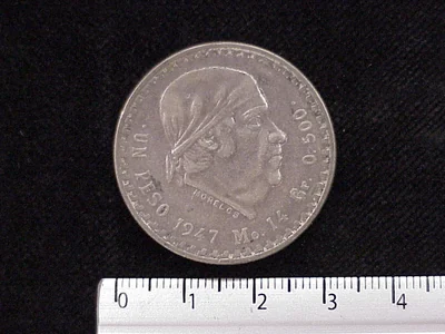 1 Peso Plata 1947