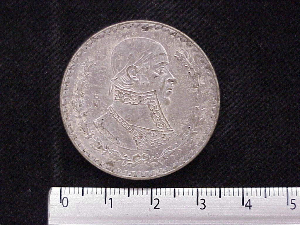 1 Peso Plata 1959 (reverso)