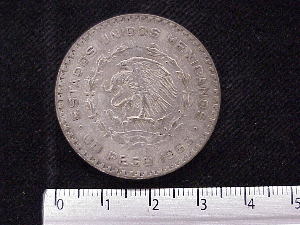1 Peso Plata 1963 (anverso)