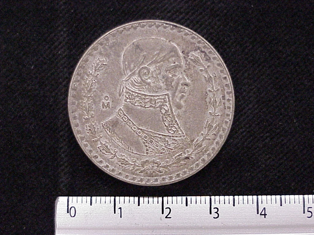 1 Peso Plata 1966 (reverso)