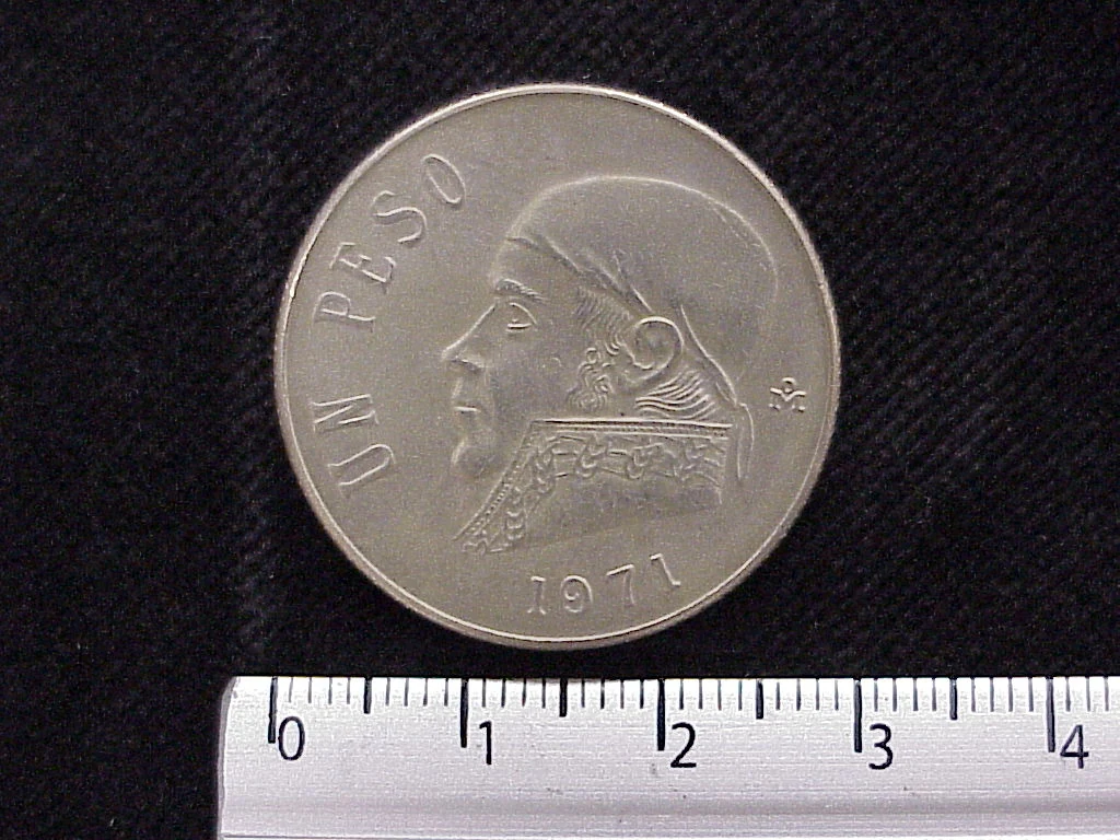 1 Peso Cuproníquel 1971 (reverso)