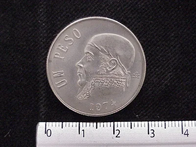 1 Peso Cuproníquel 1974