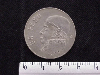 1 Peso Cuproníquel 1976