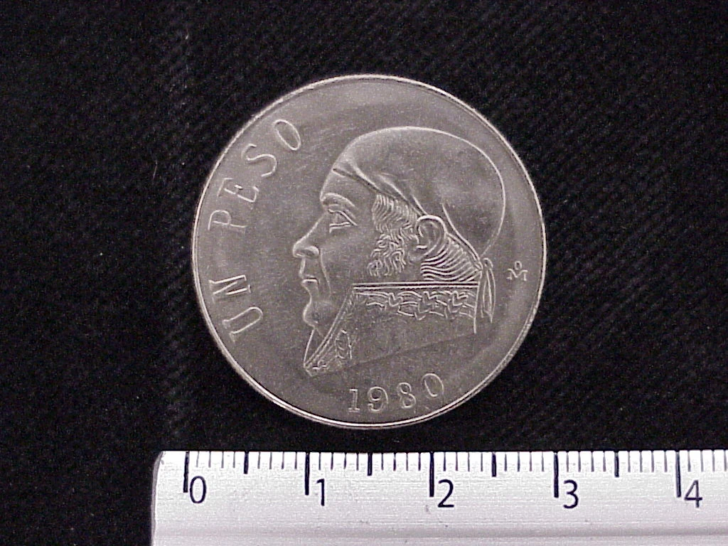 1 Peso Cuproníquel 1980 (reverso)
