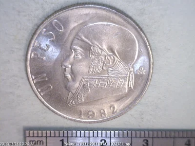 1 Peso Cuproníquel 1982
