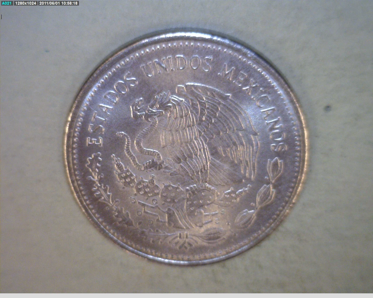 1 Peso 1985 · Anverso
