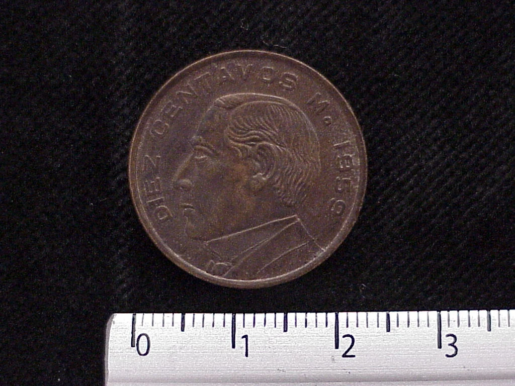 10 Centavos Cobre 1959 (reverso)