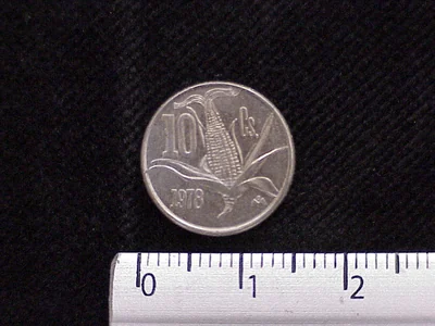 10 Cuproníquel 1978 . Inventario Banxico 12276 (reverso)