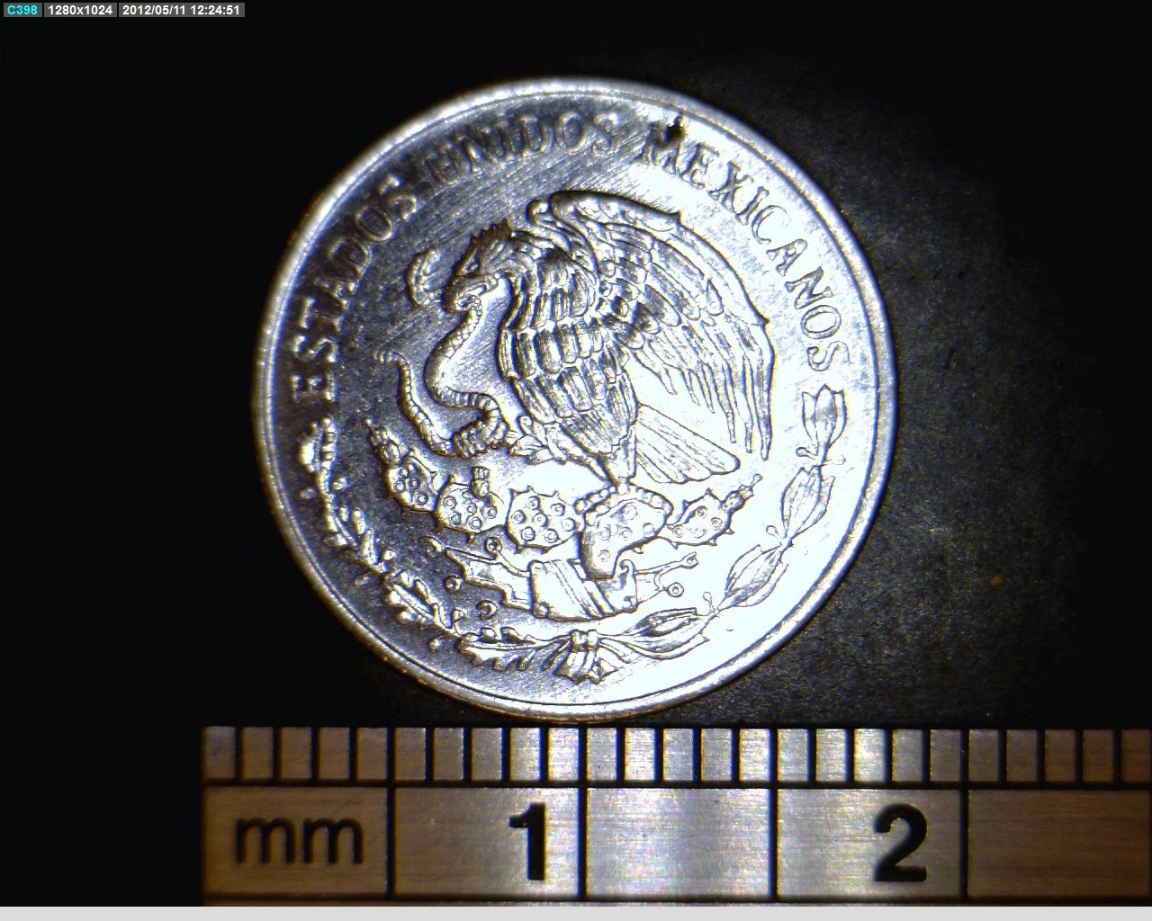 10 Acero inoxidable 1993 . Inventario Banxico 18573 (anverso)
