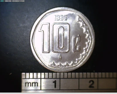 10 Centavos Acero inoxidable 1996
