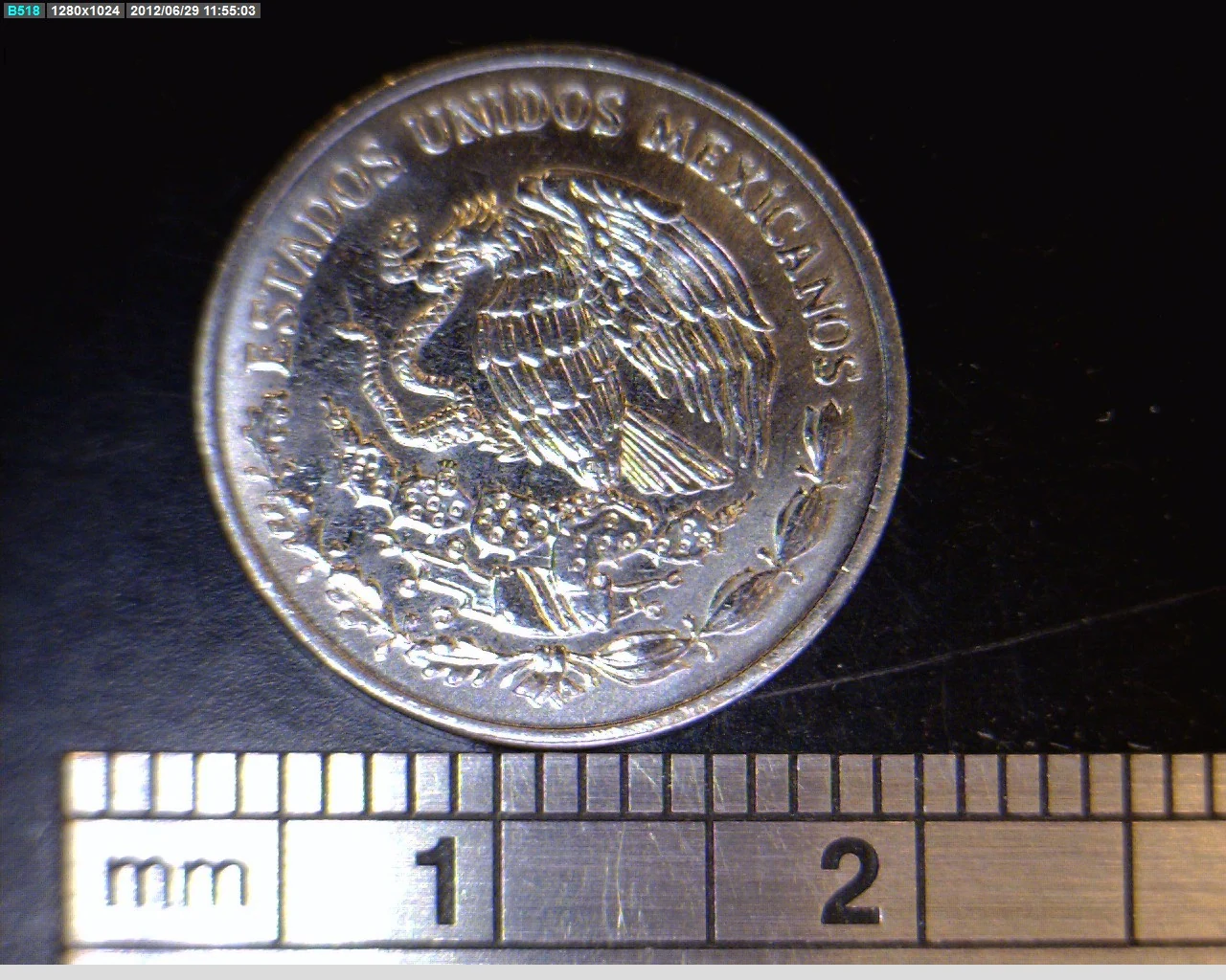 10 Acero inoxidable 1997 . Inventario Banxico 20028 (anverso)