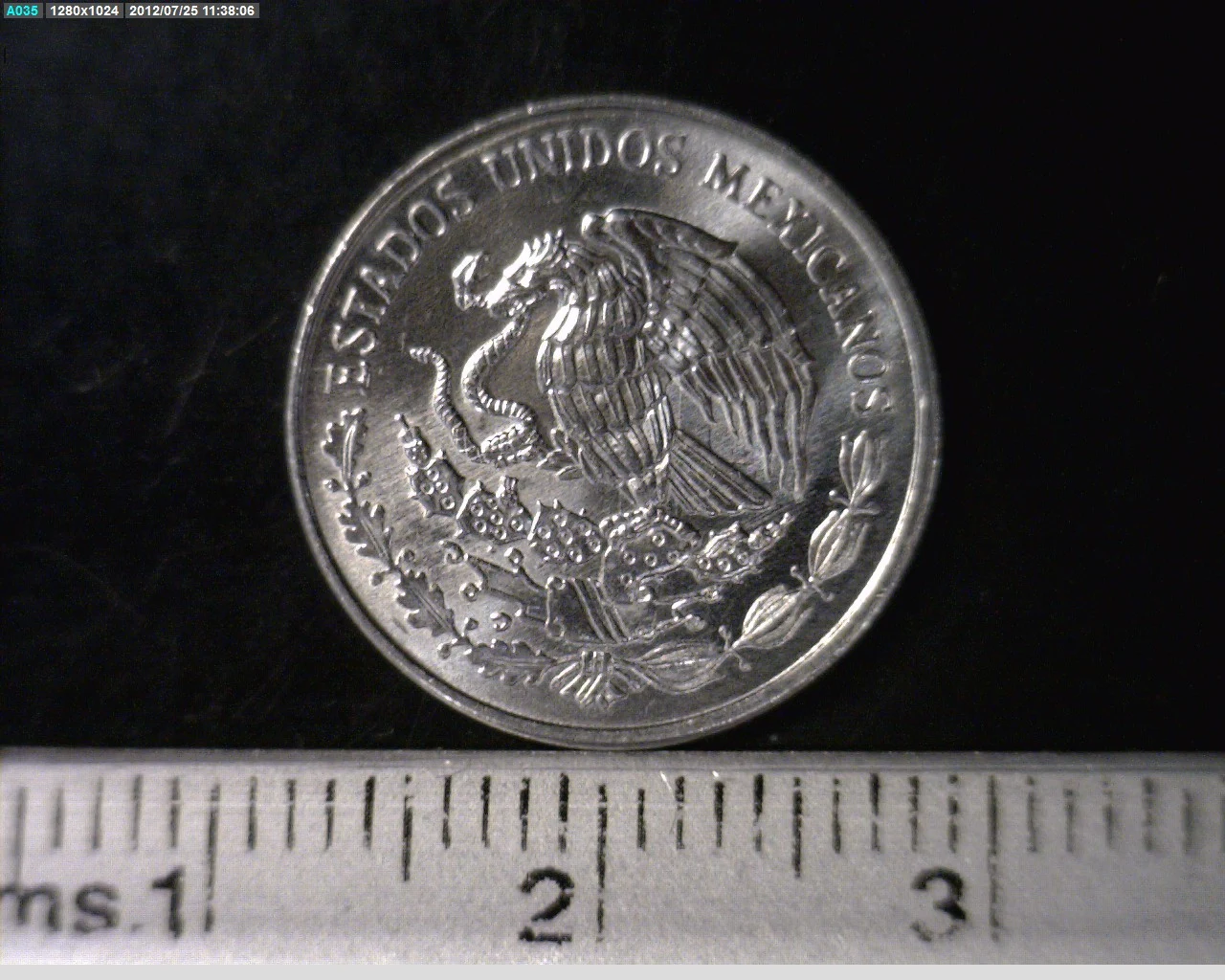 10 Centavos Acero inoxidable 2001 · Anverso