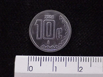 10 Centavos Acero inoxidable 2005
