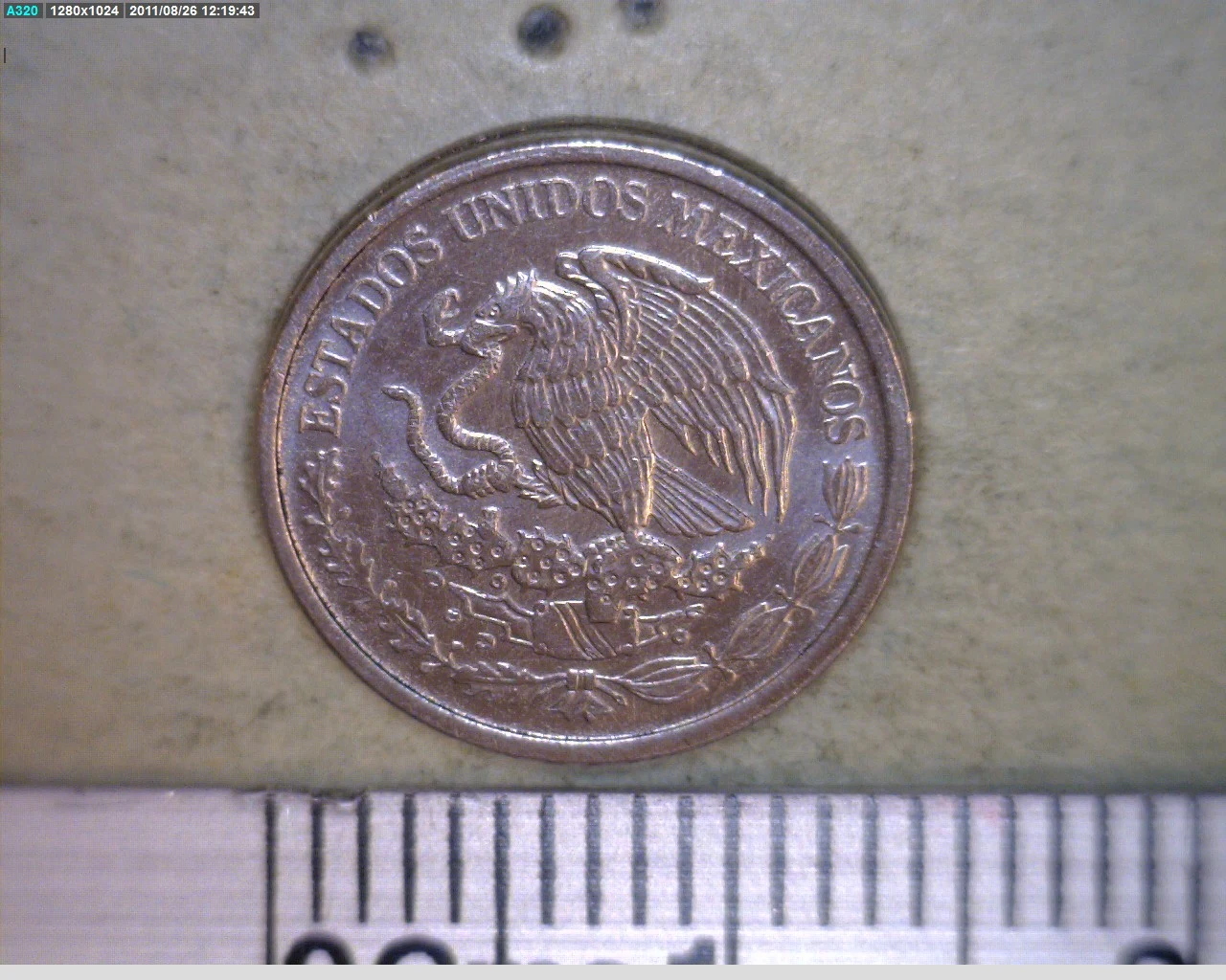 10 Centavos Acero inoxidable 2011 · Anverso