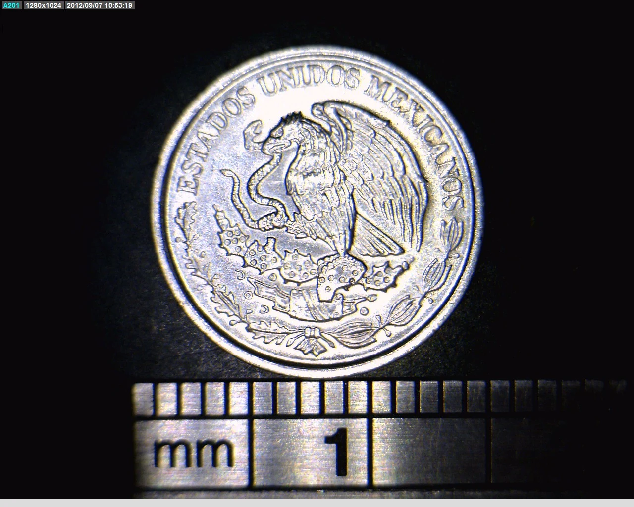 10 Centavos Acero inoxidable 2012 · Anverso