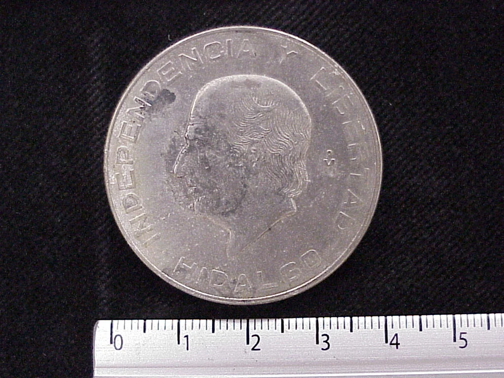 10 Pesos Plata 1956 (reverso)