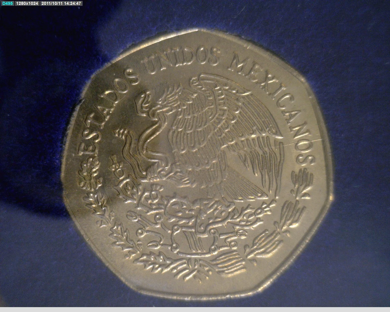 10 Pesos Cuproníquel 1977 (anverso)