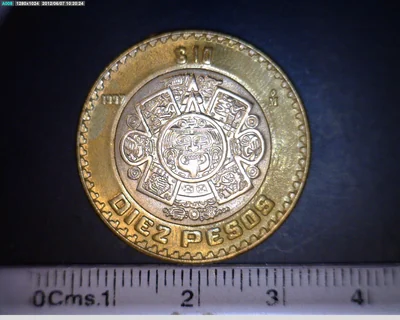 10 Pesos Bimetálica 1997