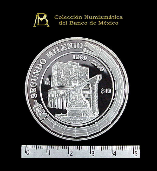 10 Pesos Segundo Milenio, México Durante el Segundo Milenio 2000 · Reverso