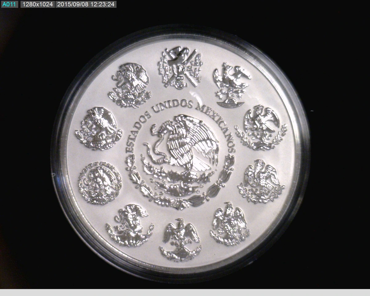 100-pesos-1-kilogramo-calendario-azteca-mate-brill-2012 - anverso (Banxico)